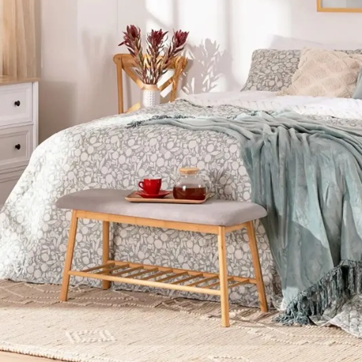 HABITA2 CHILE - BANQUETA COMFY - COLOR GRIS 80X36X45