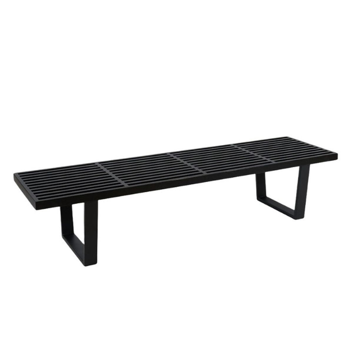 HABITA2 CHILE - BANQUETA RAVEN NEGRO 160X46X35