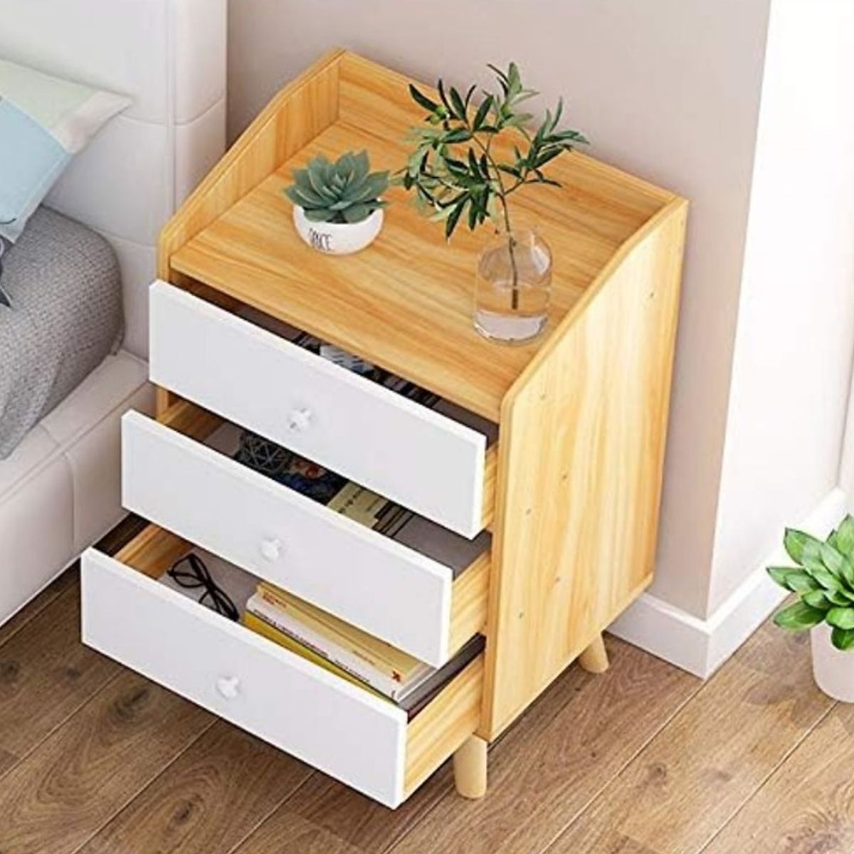 HABITA2 CHILE - Pack 2 Veladores Simply (Mesa de Noche)