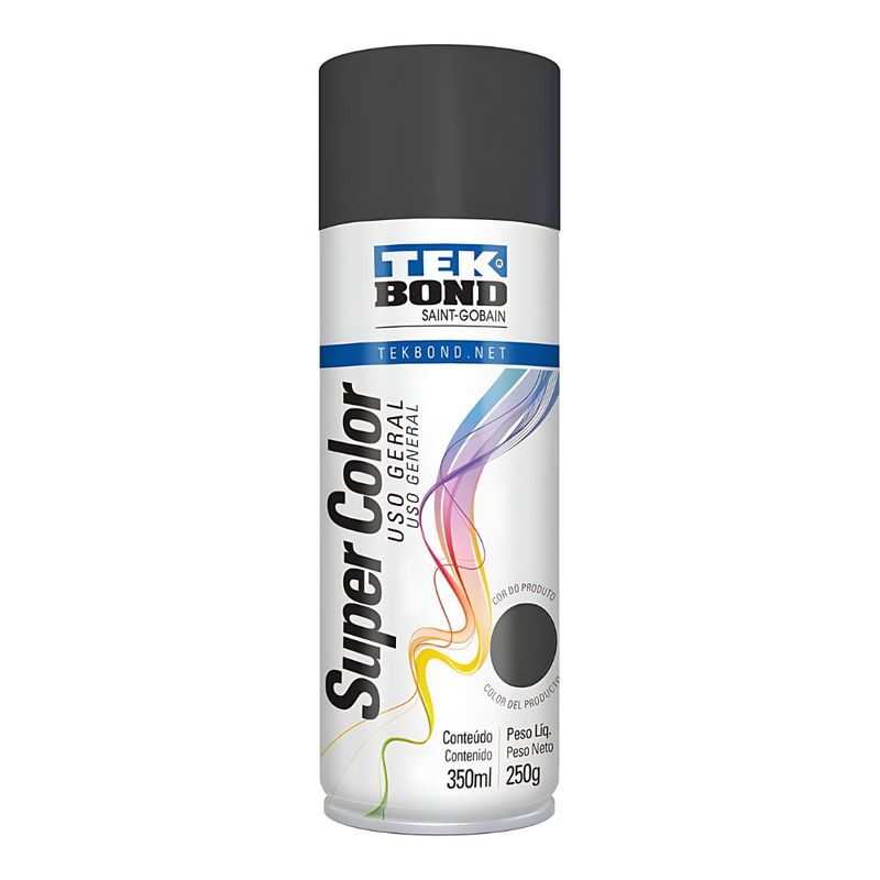 TEKBOND - PIintura En Spray Uso General Grafito 350 ML/250G TEKBOND