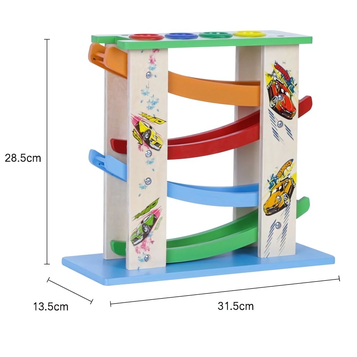 PELLITOS - PISTA DE AUTO 4 CAIDAS CON GOLPEADOR