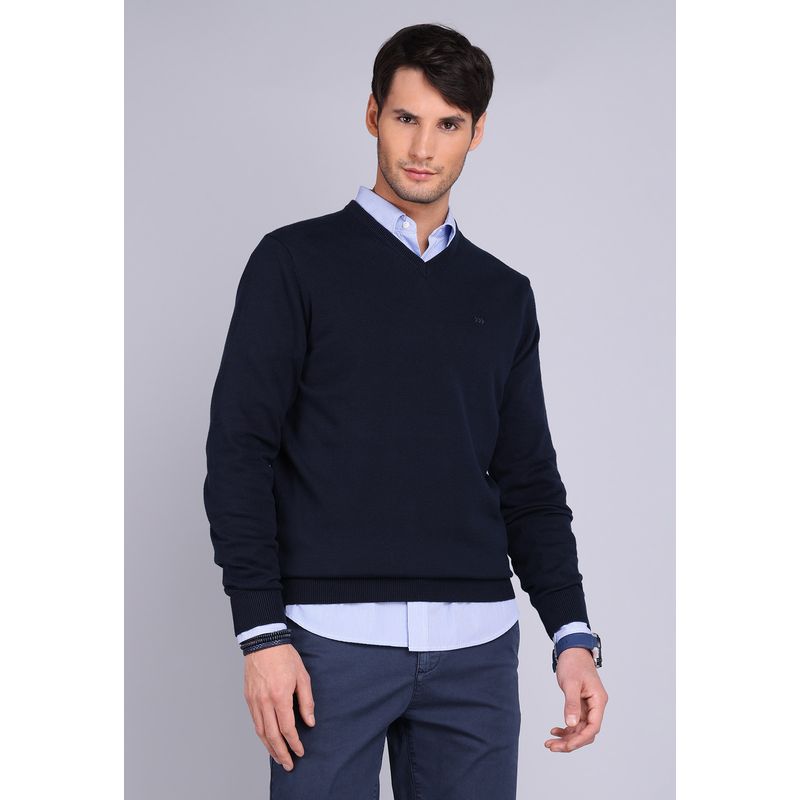 JAYSON - Sweater Manga Larga Ejecutivo Hombre Cuello En V clasico
