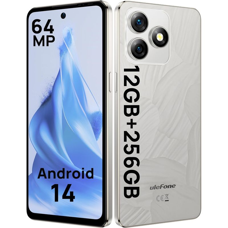 ULEFONE - Celular Ulefone Note 18 Pro 12GB+256GB-Gris.