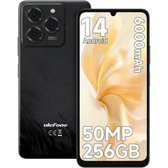 ULEFONE - Celular Note 20 Pro 8GB+256GB-Negro