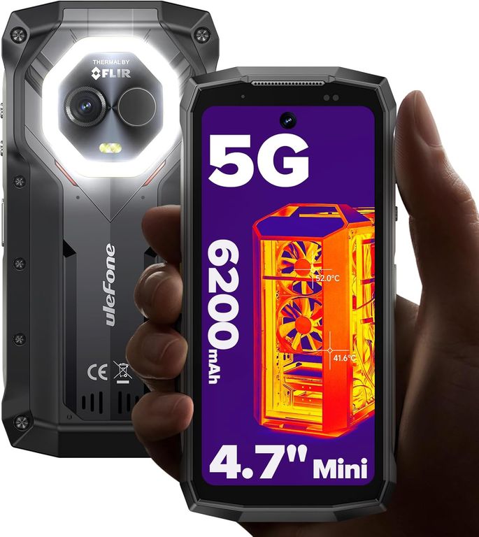 Celular ARMOR MINI 20T PRO 16GB+256GB-Negro