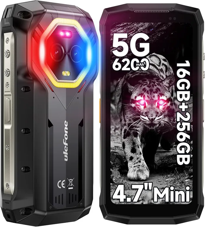 Celular ARMOR MINI 20 PRO 16GB+256GB-Negro