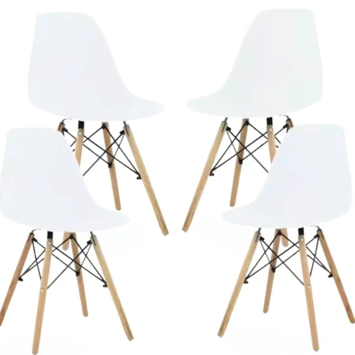 Pack de 4 Silla Eames - Blanco, marca GENERICO - Foto Principal