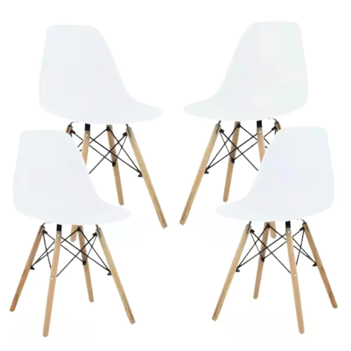 Pack de 4 Silla Eames - Blanco, marca GENERICO - Foto Principal