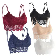 EDWINAYY - Pack3 Sostenes Push Up Encaje Con Soft Microfibra Mujer Sexy