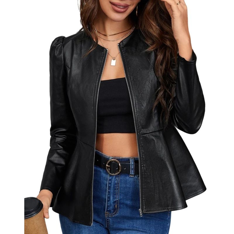 RURUTOTO - Chaqueta Mujer Negro