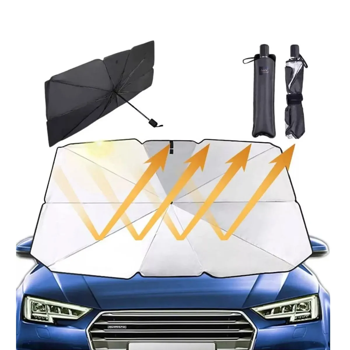 EDWINAYY - Tapasol Parabrisas Cubre Sol Parasol Cortinas Auto