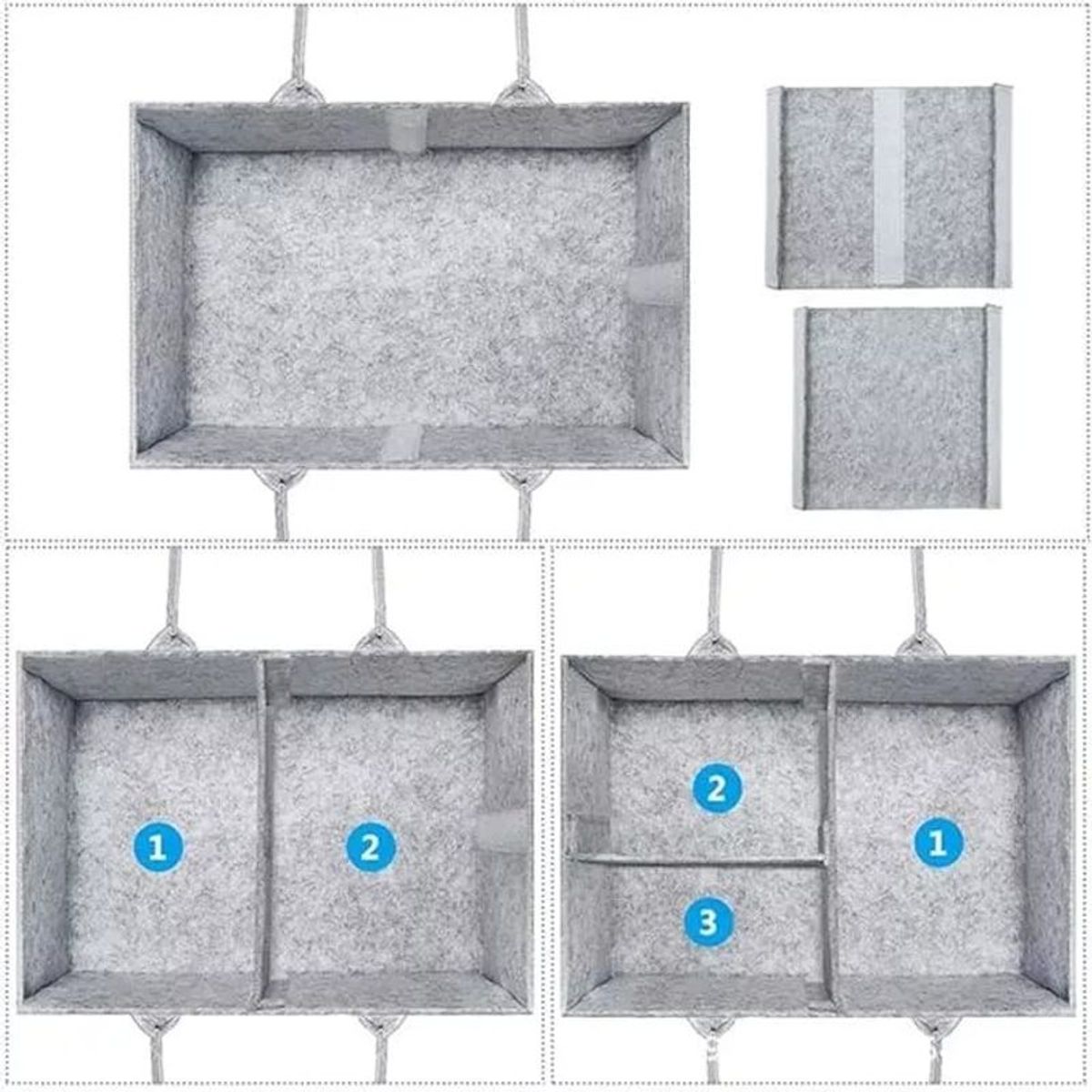 GENERICO - Organizador De Pañales Para Bebé - Canasto Multiusos