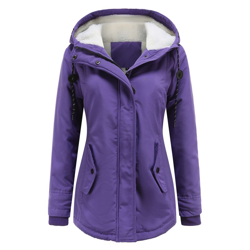 RURUTOTO - Chaqueta Impermeable Con Chiporro Mujer Negro.