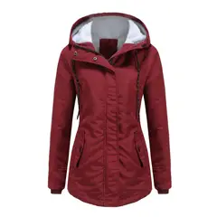 RURUTOTO - Chaqueta Impermeable Con Chiporro Mujer Negro.
