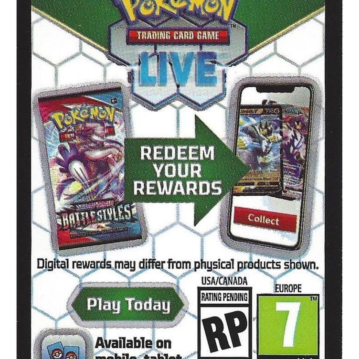 POKEMON - 100 Codigos Pokémon Tcg Live Totalmente Al Azar (sobres,set)