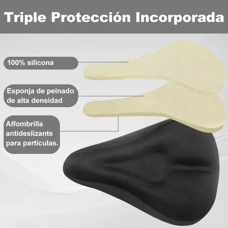 GENERICO - Funda De Asiento De Bicicleta Con Gel Acolchonado