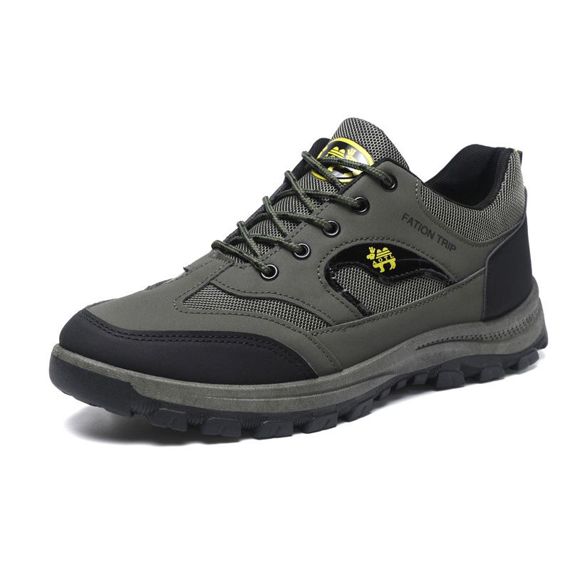 DANWEILE - Zapatillas de Trekking para Hombre en la el Aire Libre - verde.