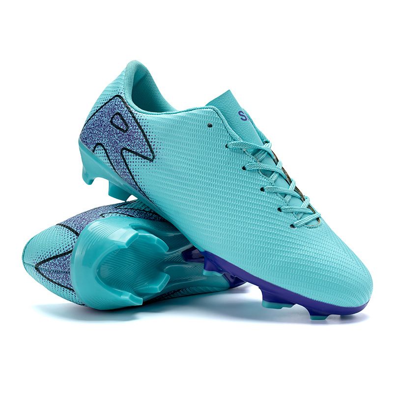 DANWEILE - Zapatos de entrenamiento de fútbol de caña baja con cordones Verde.