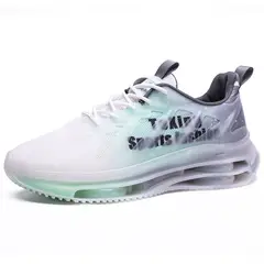 DANWEILE - Zapatos deportivos casuales para hombre - Gris verde.