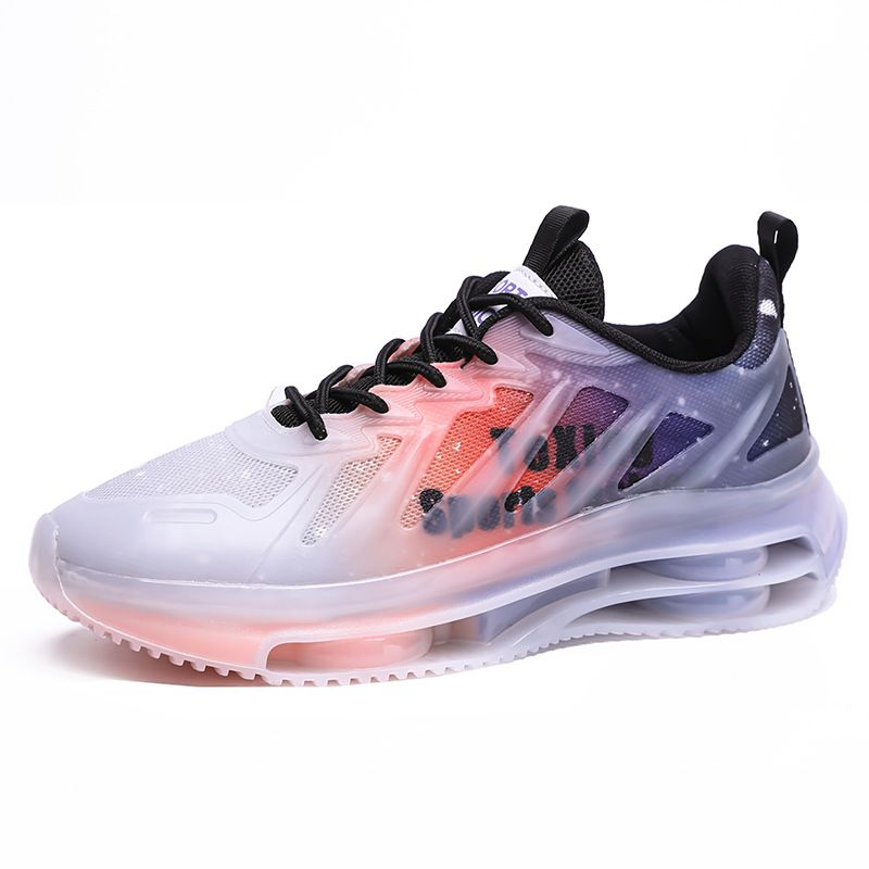 DANWEILE - Zapatos deportivos casuales para hombre - Naranja grisáceo.