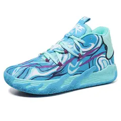 DANWEILE - Basketball Shoes Breathable Confortable Men Zapatos De Mujer Azul.