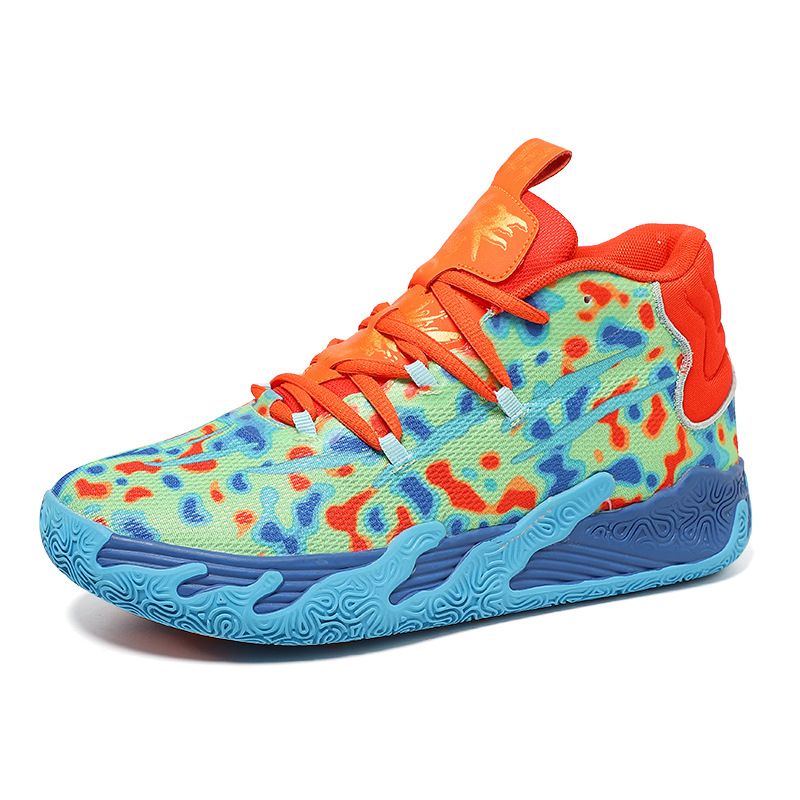 DANWEILE - Basketball Shoes Breathable Confortable Men Zapatos Mujer Azul rojo.