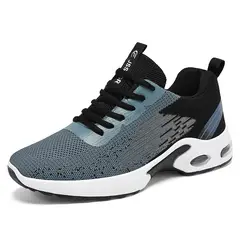 DANWEILE - Zapatillas transpirables de moda para hombre - Negro Azul