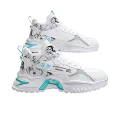 DANWEILE - Zapatos De Hombres Zapatos Deportivos Antideslizantes Para Cor Blanco.