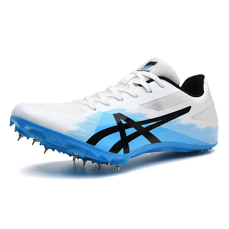 DANWEILE - Zapatillas deportivas con clavos para atletismo de estudiantes -Blanco.