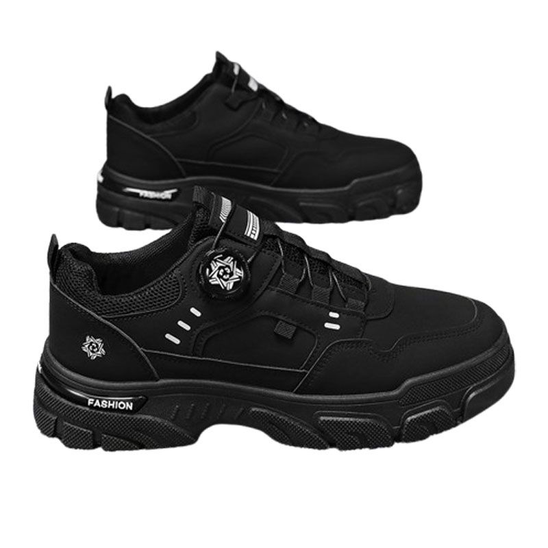 DANWEILE - Botas antideslizantes y resistentes al desgaste para hombre - Negro