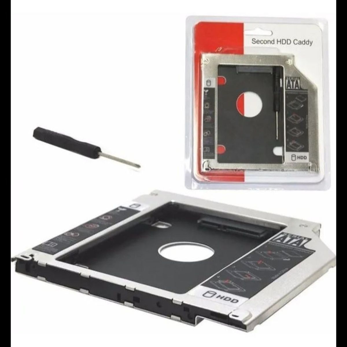OEM - CADDY ADAPTADOR 127MM NOTEBOOK SATA HDD SSD