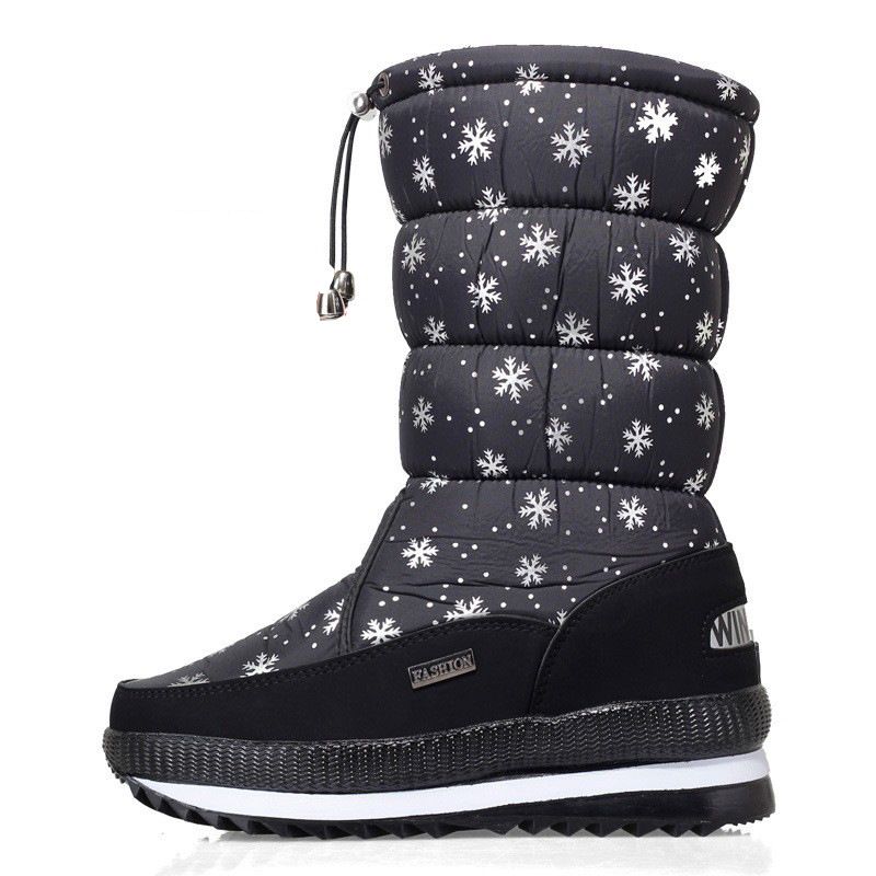 BLWOENS - Botas de algodón para Mujer - Negro