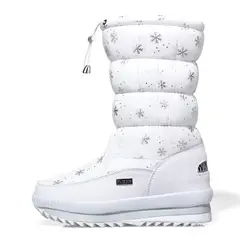 BLWOENS - Botas de algodón para Mujer - Blanco