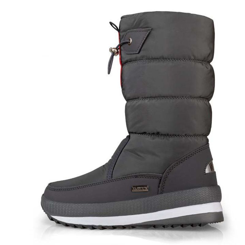 BLWOENS - Botas de algodón para Mujer - Gris