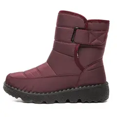 BLWOENS - Botas de algodón para Mujer - Rojo