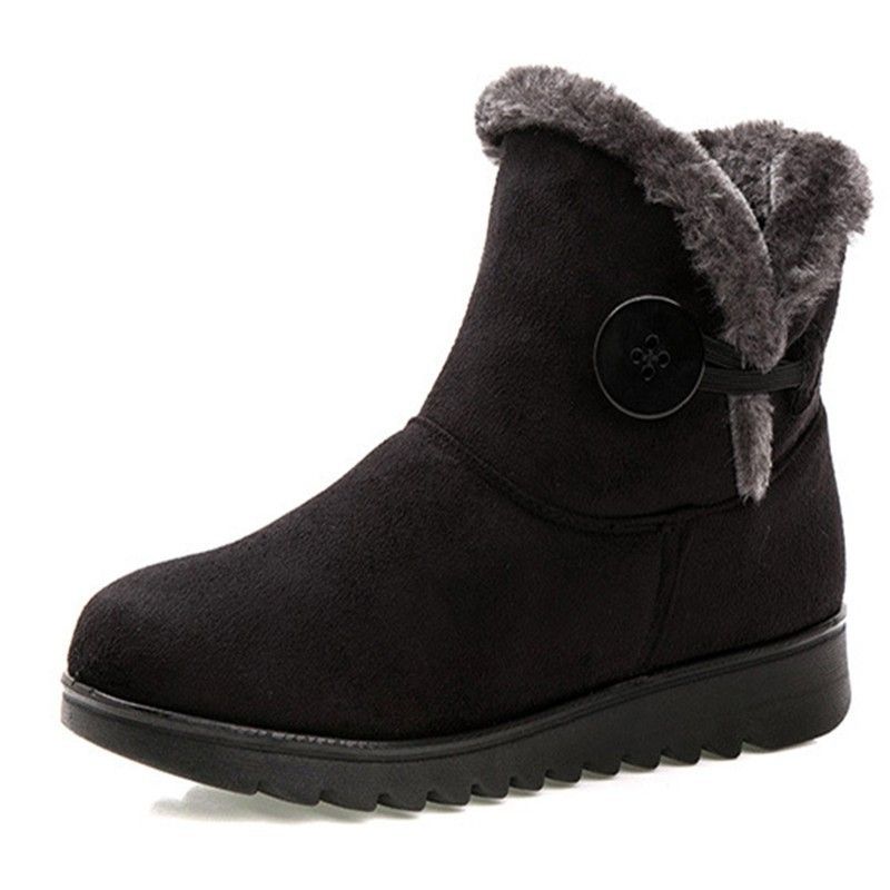 BLWOENS - Botas de algodón para Mujer - Negro