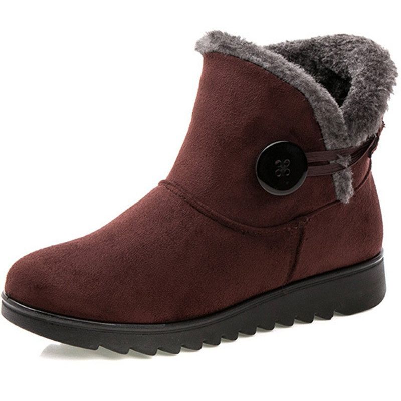 BLWOENS - Botas de algodón para Mujer - Café
