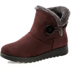 BLWOENS - Botas de algodón para Mujer - Café