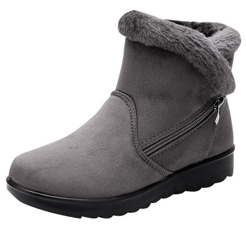 BLWOENS - Botas de algodón para Mujer - Gris