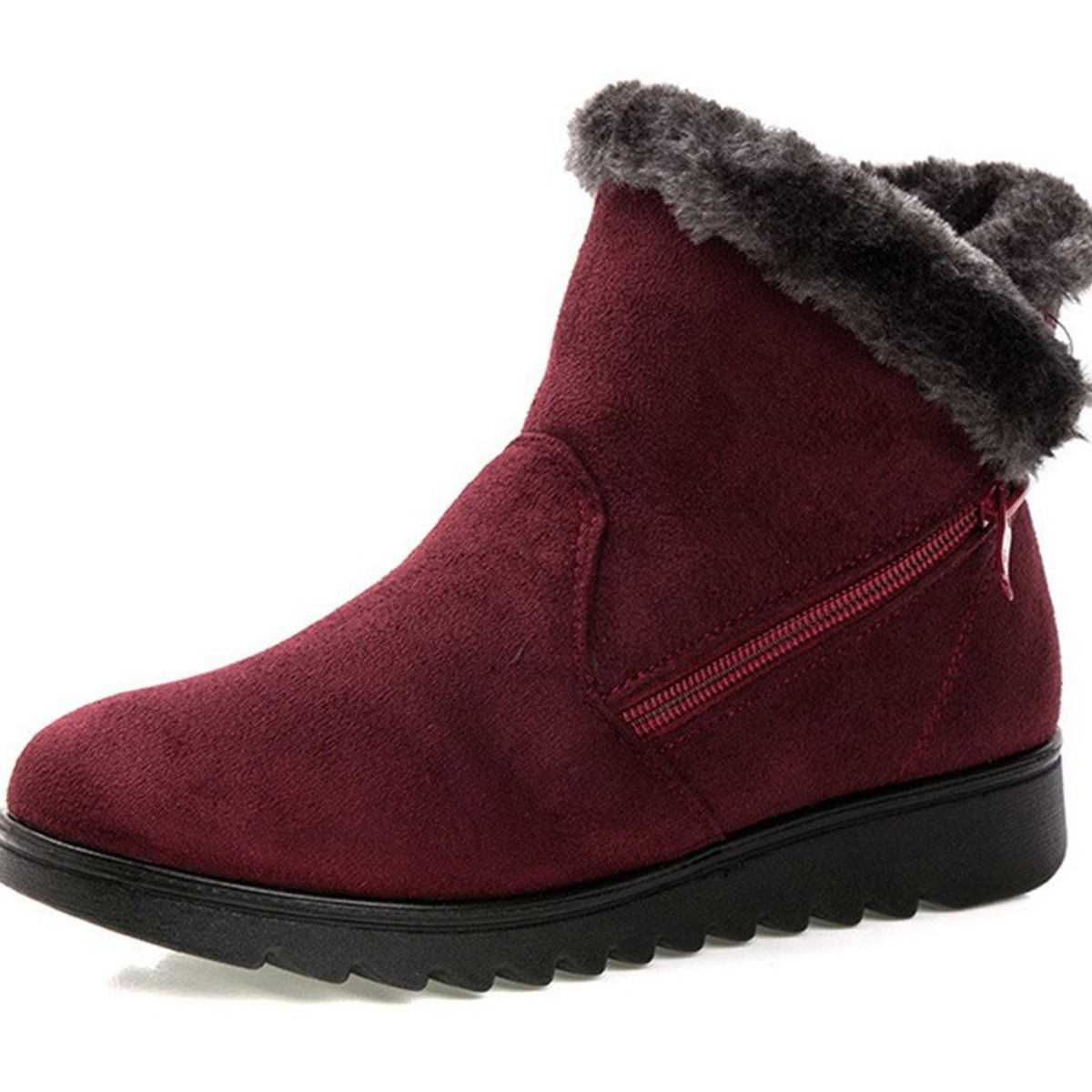 BLWOENS - Botas de algodón para Mujer - Rojo