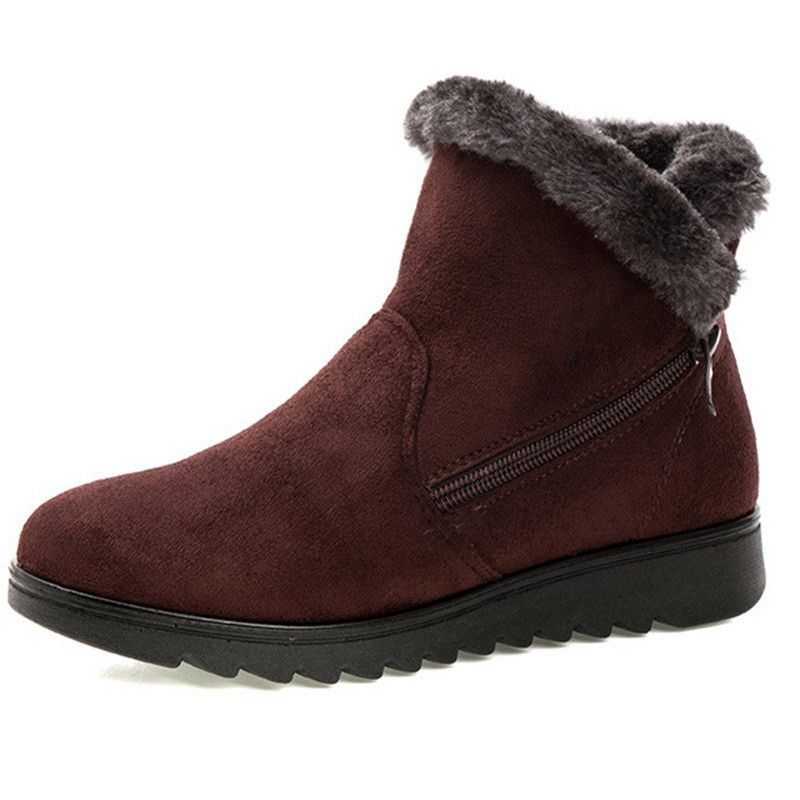BLWOENS - Botas de algodón para Mujer - Café