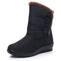 BLWOENS - Botas de algodón para Mujer - Negro