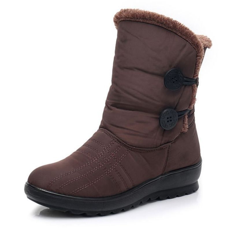 BLWOENS - Botas de algodón para Mujer - Café
