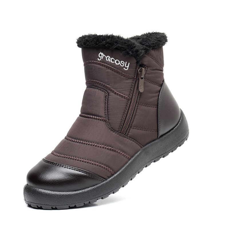 BLWOENS - Botas de algodón para Mujer - Café