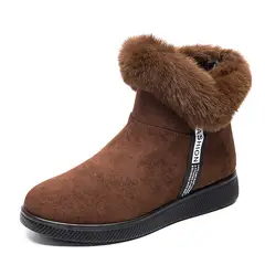 BLWOENS - Botas de algodón para Mujer - Café