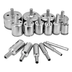 QUICK - Brocas Copa Para Cerámicos Mármol Vidrio Piedra 16pcs