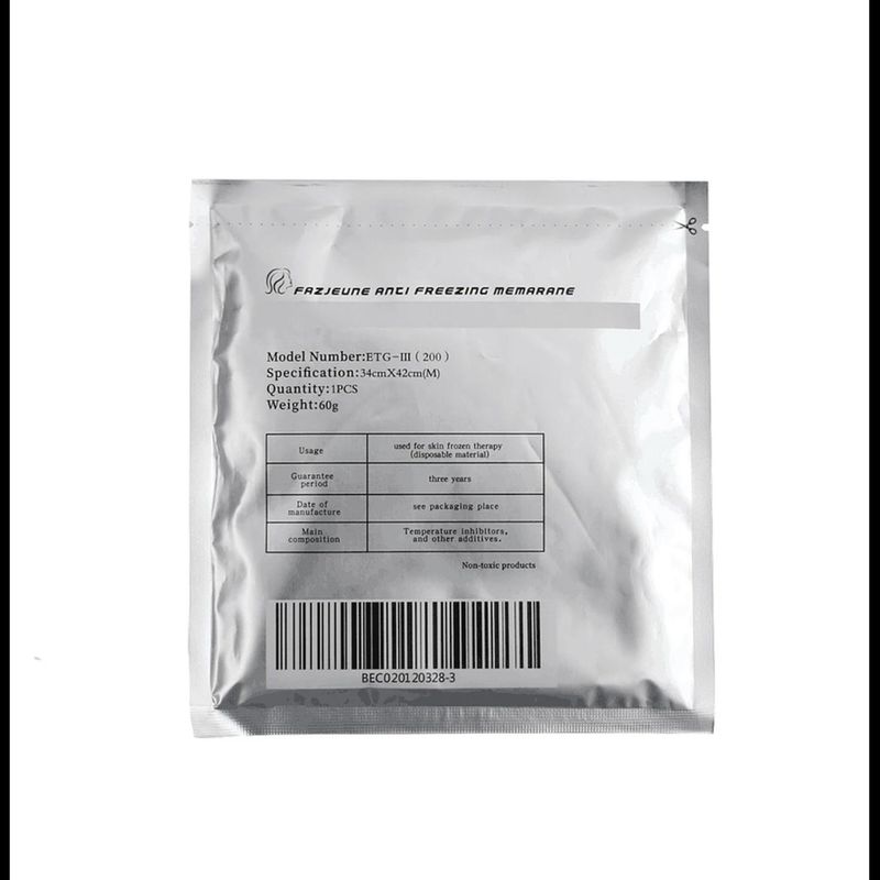 OEM - PACK X 10 MEMBRANA ANTICONGELANTE CRIOLIPOLISIS CRIOTERAPIA.-