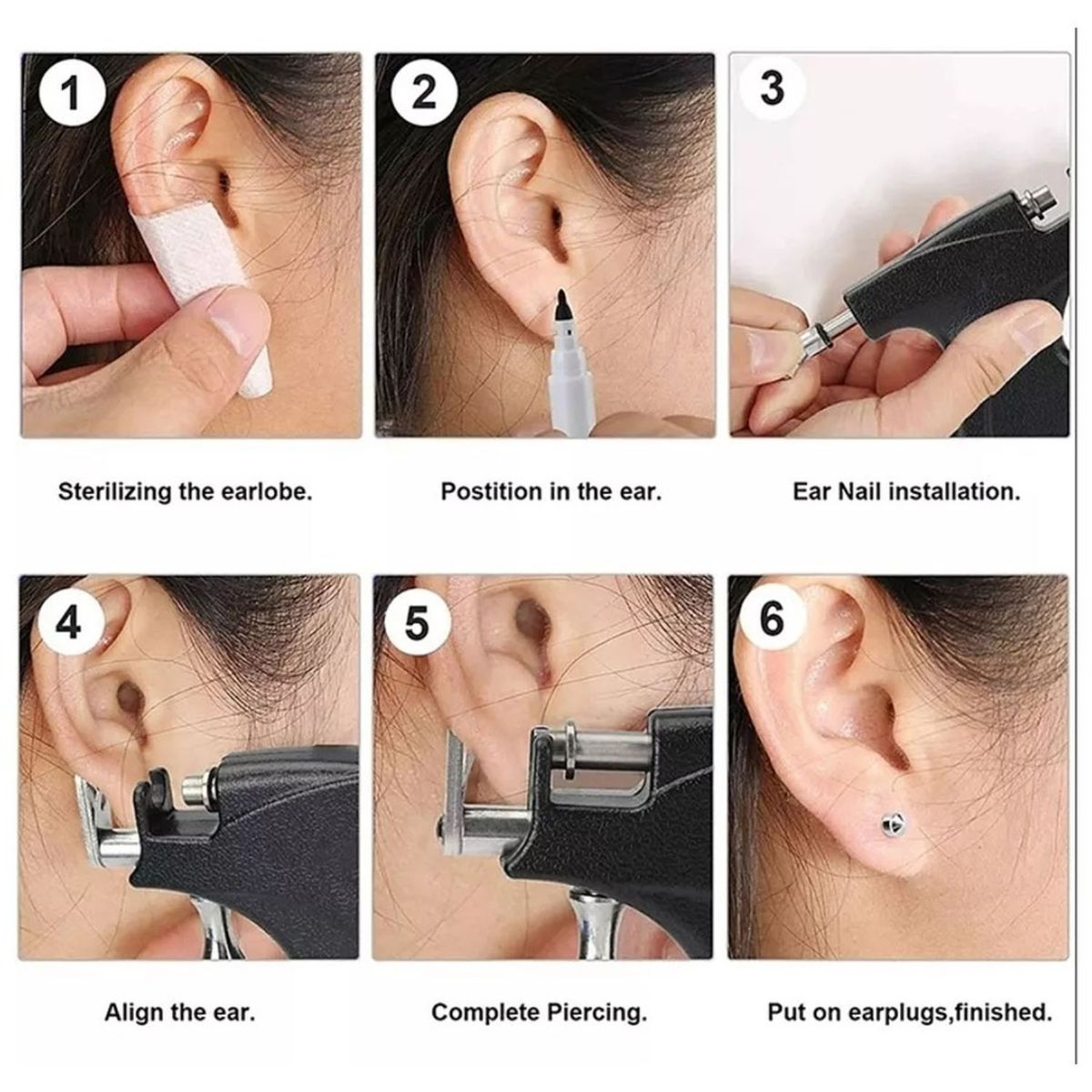 OEM - PISTOLA INOXIDABLE PERFORADORA OREJA AROS