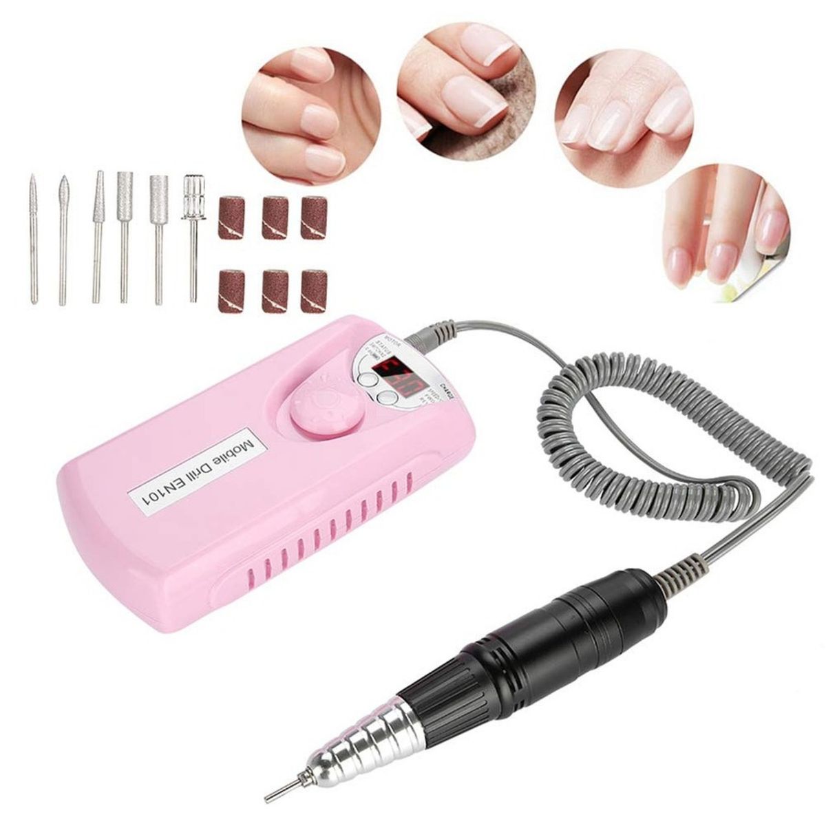 OEM - TORNO INALAMBRICO 30000 RPM MANICURA TORNO UÑAS