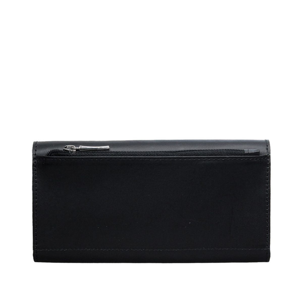 NICOLETTA - Billetera Mujer Nix Nicoletta 100% Cuero Genuino Negro